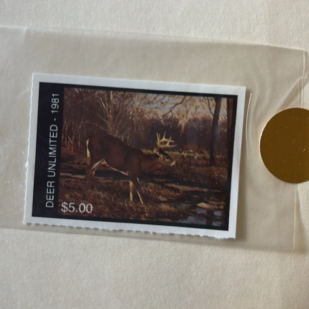 Lee Le Blanc 1981 Northern Woodland Whitetail Stamp, Print, Signed, Numbered - Picture 4 of 12